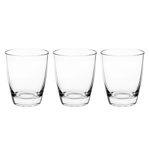 The Trident Water Company - TWC - 3 Water Glasses